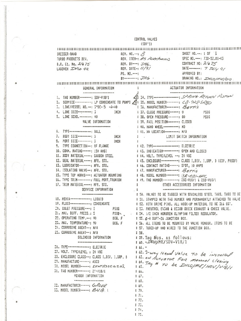 Data Sheet de SDV-V18-1 | PDF