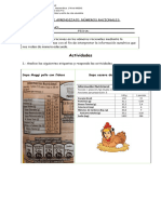 Matemática - Clase 10 - Guía de Aprendizaje Números Racionales