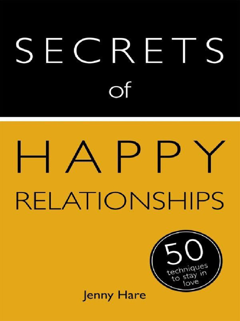 Secrets of Happy Relationships PDF Love Happiness