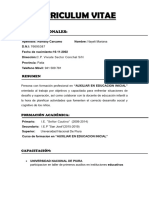 Curriculum Vitae Nayeli