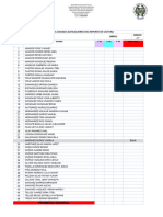 Listas de para Calificacion Del Reporte de Lectura