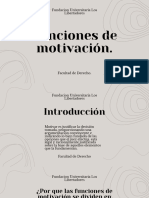 Funciones de motivación.