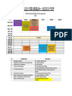 Horario - Vii Ciclo - Grupo GGGGGGGGGGGGGGG