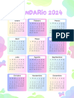 Documento A4 Calendario 2024 Gradient Creativo Colorido - 20230918 - 064554 - 0000
