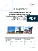 Plan Proyecto Balance de SED Con AMI A Vilcahuaura v2