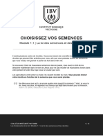 IBV - CIV - M1.1 - La Loi Des Semences Et Des Récoltes - v1.2