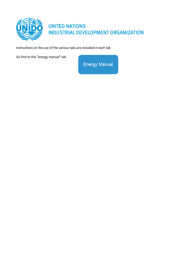 UNIDO+EGuide+Tools+ +EnMS+Template+170203 | PDF | Energy Conservation ...