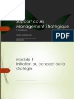 Support de Cours Management Stratégique Master Pro 1 1