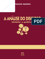 Resumo A Analise Do Discurso Historia e Praticas Francine Maziere