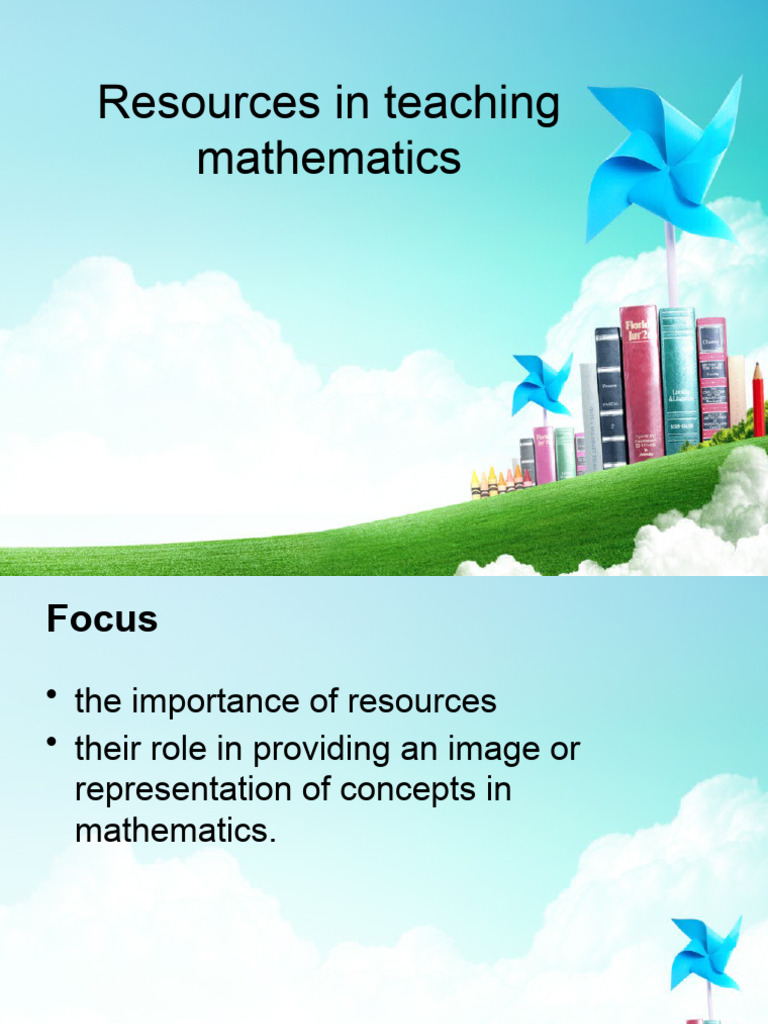Importance of Resources in Math Teaching | PDF | Learning | Mathematics