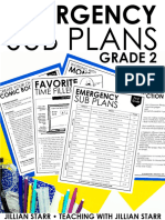 Free Sub Plans Grade 2