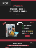 Beginners Guide To Smartphone Filmmaking