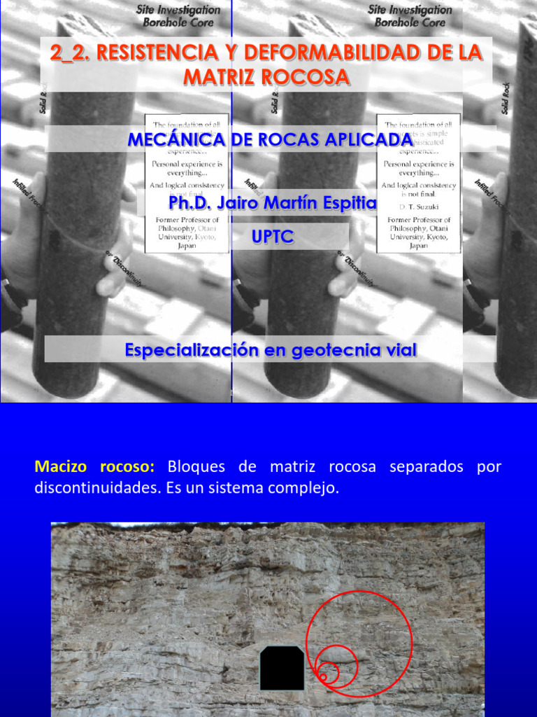 2 - 2 Resistencia y Deformabilidad de La Matriz Rocosa | PDF ...