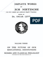The Complete Works of Friedrich Nietzsche VOL III