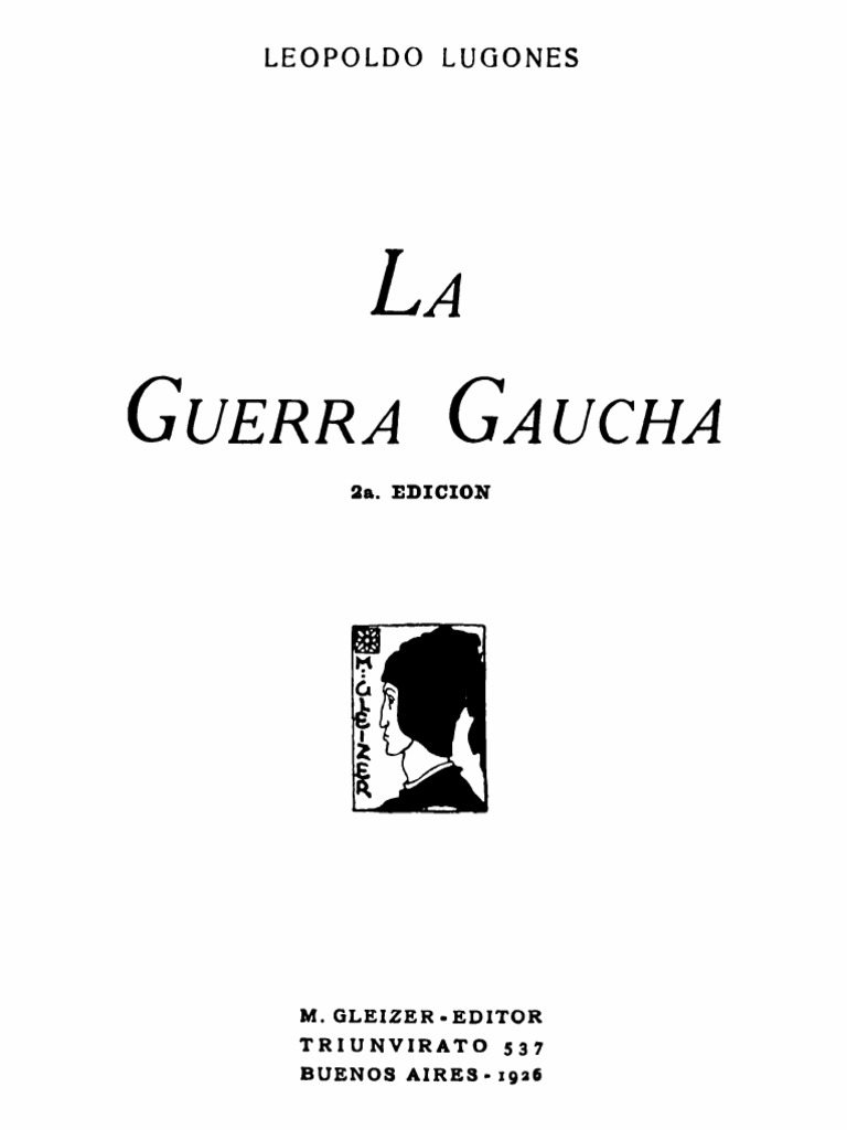 La Guerra Gaucha Leopoldo Lugones Pdf