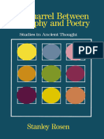 Rosen, Stanley - The Quarrel Between Poetry and Philosophyh - Studies in Ancient Thought - Stanley Rosen-Routledge (2014)