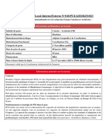 Avis de Recrutement Caissier-Archiviste Kin 2023 PDF