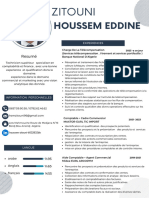 blue professional modern CV resume (5)