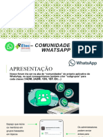 Comunidade WhatsApp