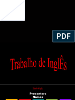 Trabalho de Inglês Estilo Netiflix