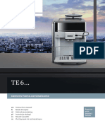 Siemens EQ6 TE6 User Manual