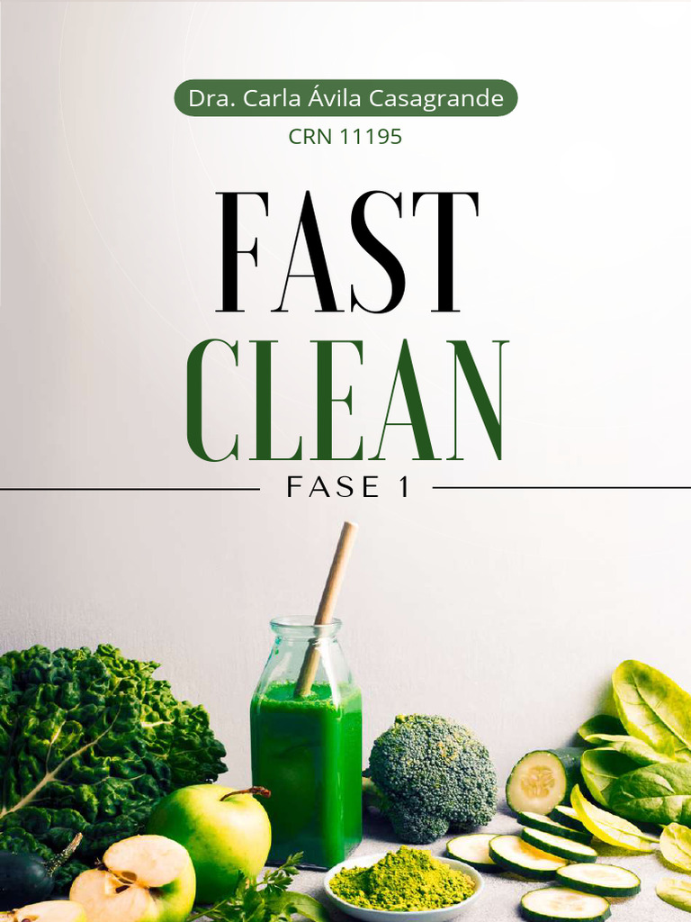 Protocolo Fit3D Fase01 FastClean | PDF | Chá | Almoço
