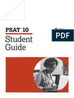 Official Student Guide Psat 10