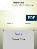 Week 3 - Technical Report Writing