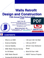 MSE Walls Retrofit Design and Construction by GEOTILL Inc.