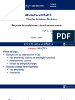 Conteúdo 2 - Resposta de Um Sistema Excitado Harmonicamente