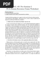 Eddy Self HR Frame Worksheet