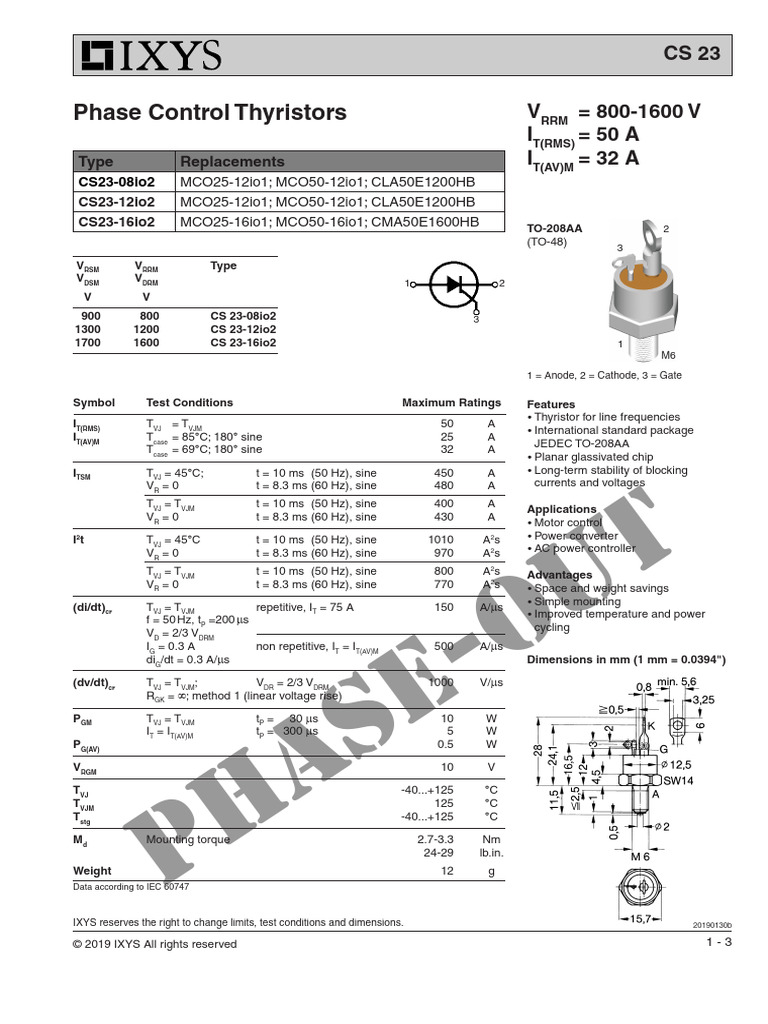 IXYS - CS23-12IO2 - Microchip USA