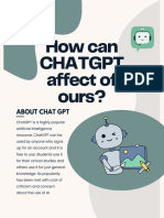 How Can Chatgpt Affect of Ours?: About Chat GPT