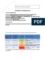 Modelo de Reporte Termográfico Real