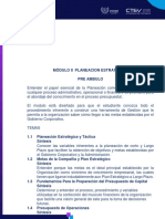 PLANTILLA PLANEACION ESTRATEGICA