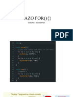 Instrucción Lazo for(){}