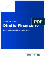 Direito Financeiro _ Pdf de conteúdo 38º Exame