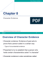 RE2-8 Character Evidence Prof