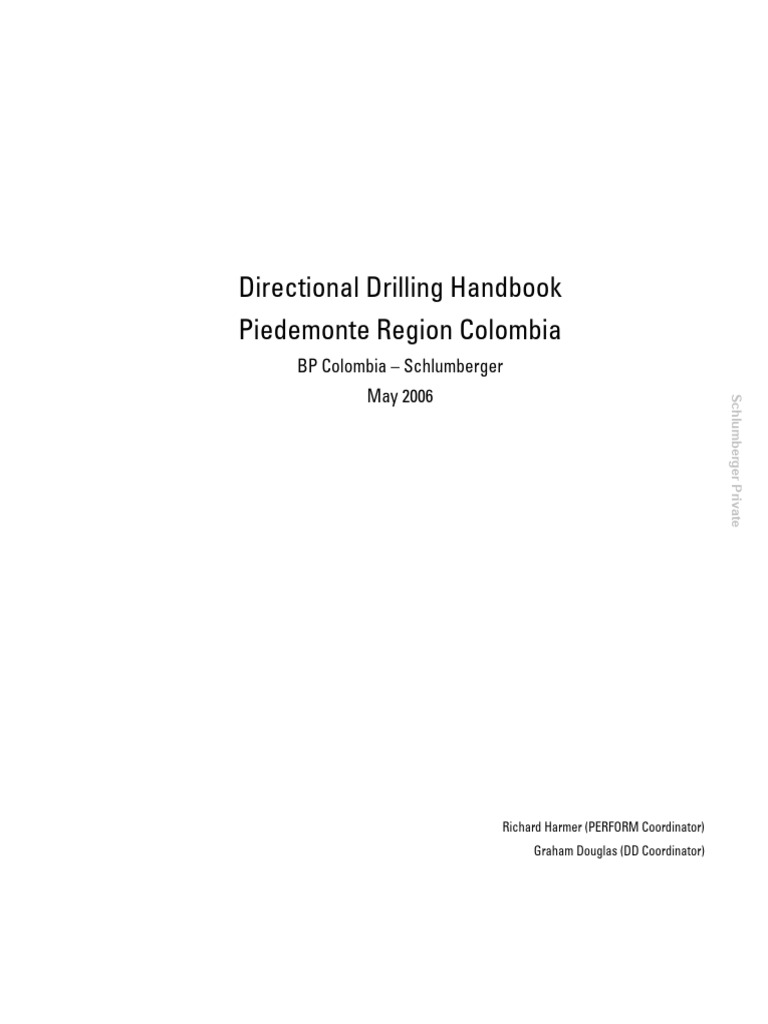 BP Colombia Directional Drilling Handbook - Rev1 - 4214161 - 01 | PDF ...