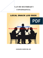 316432753 Plan de Seguridad y Contigencia Restaurante Sabor Criollo