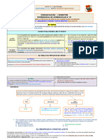 Actividad 1 - Estructura Interna Del Texto - 4TO. Grado