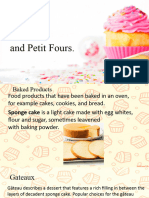 G10 PPT Gataeu, Tortes and Petit Four