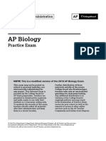 AP Bio 2018 - Questions Only, Missing Answers