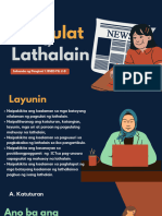 Pagsulat NG Lathalain