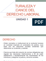 01 - Naturaleza y Alcance Del Derecho Laboral