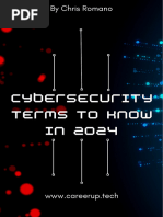 Cybersecurity Terms To Know in 2024