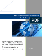 Operational Systems Manual: For The Technical Specialist