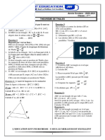 TD N°1 Theoreme de Thales