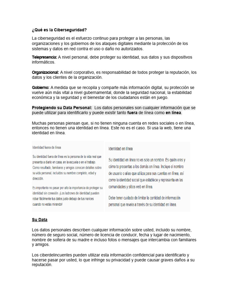 Modulo 1 Ciberseguridad Descargar Gratis Pdf Internet Seguridad