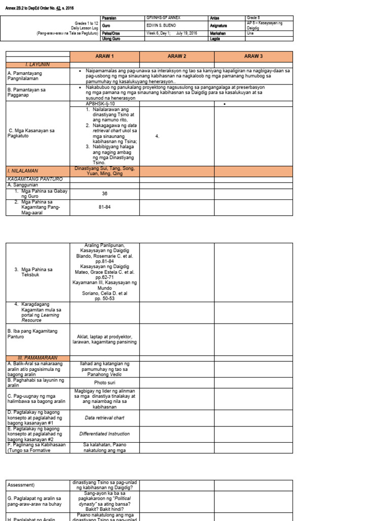 Week 6 Day 1-3 | PDF